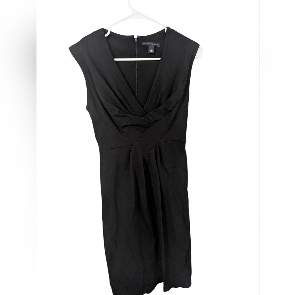 Banana Republic ,Classic Black Midi Dress,Size 6